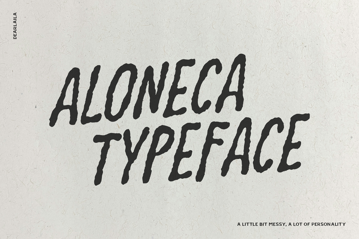 Aloneca Font, a Script Font by DearLailaStudio (Photo 4 of 6)