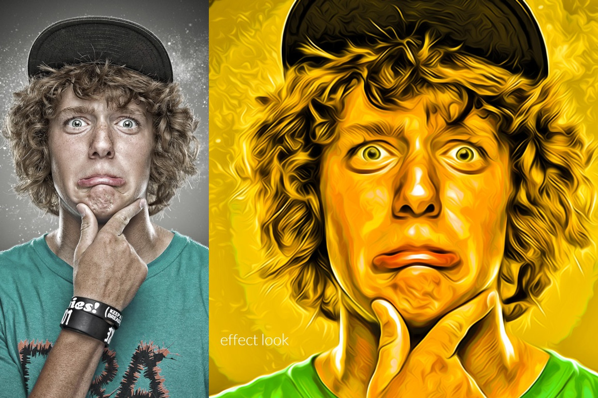 Painting Effect Photoshop Action, an Action Add-On by MRI STUDIO (Photo 2 of 8)