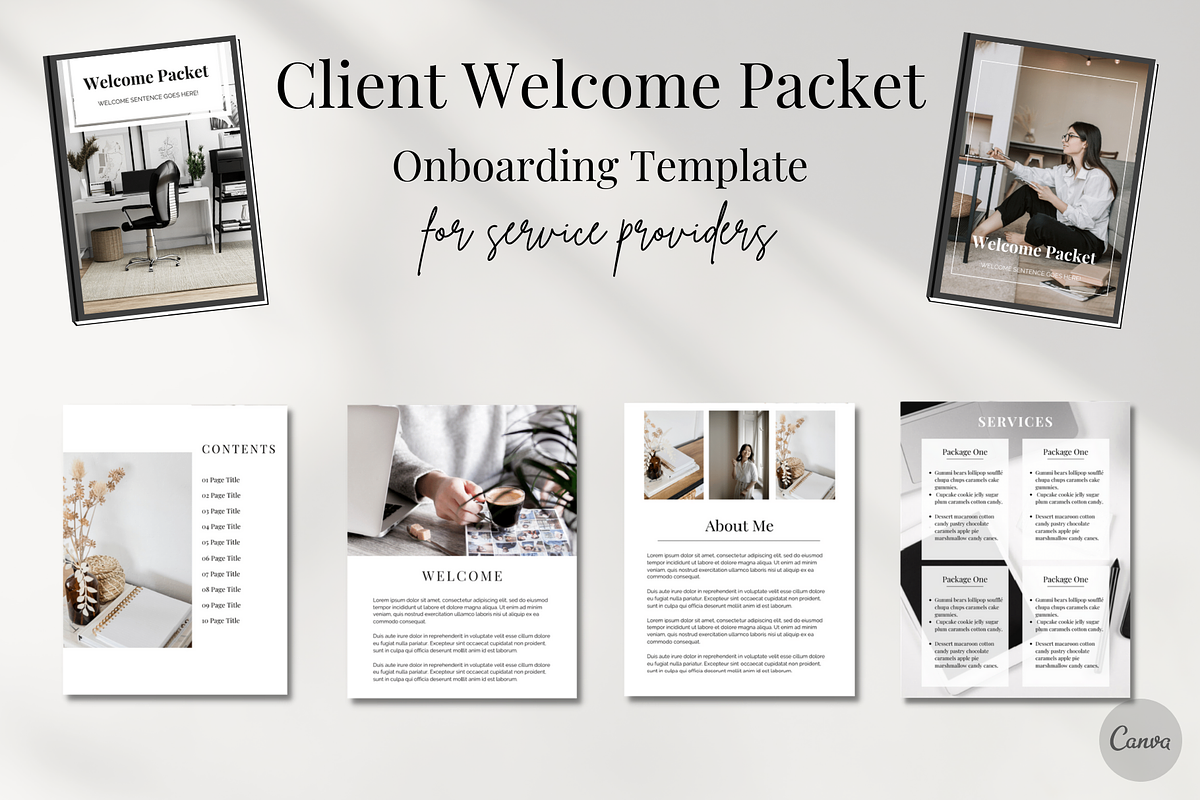 Welcome Packet for Clients, a Templates & Theme by Joanna Lane Designs (Photo 2 of 4)