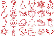 Christmas Hand-Drawn Clipart Png, an Illustration by Daily.Designs (Thumbnail 4 of 5)
