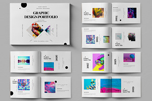 Graphic Designer Portfolio, a Magazine Template by ContestDesign