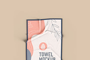 Beach Towel Mockup, a Product Mockup by OneVectorStock (Thumbnail 3 of 7)