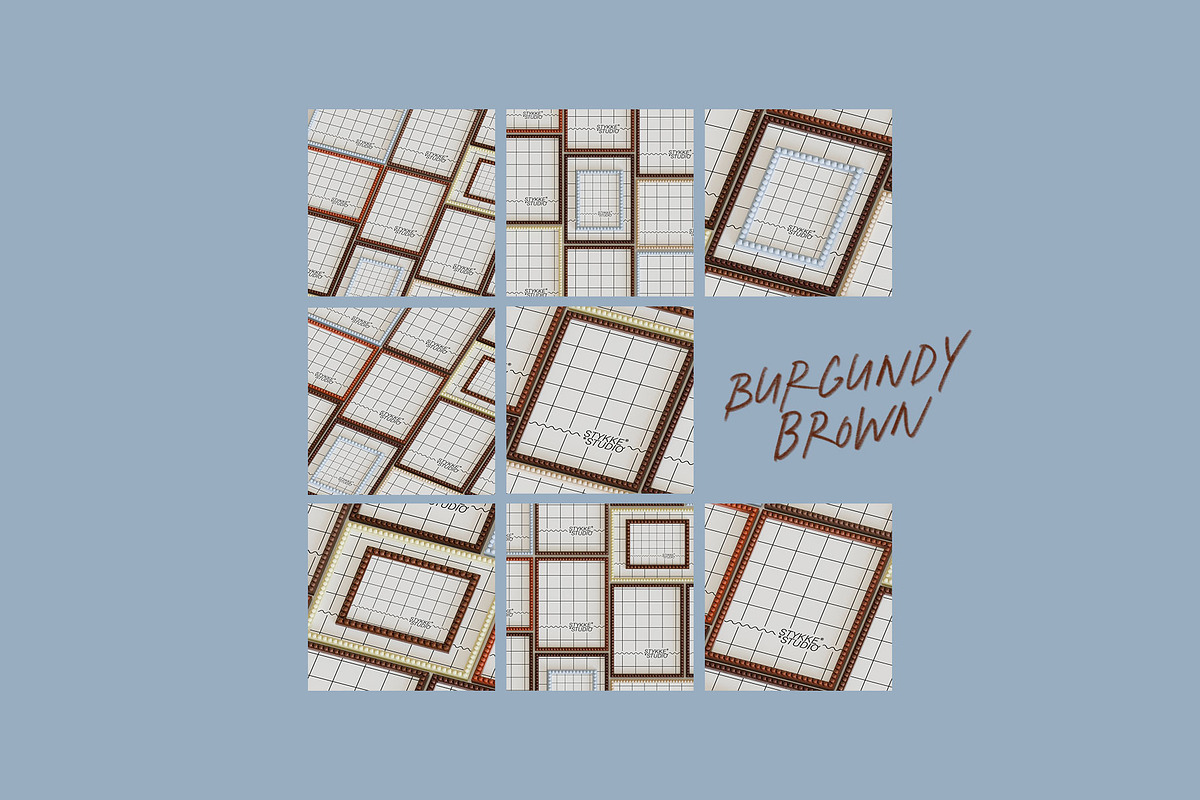 BOBBIN FRAME |  gallery frame mockup, a Household Mockup by Stykke Studio (Photo 7 of 7)