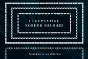 Geometry. Art  brushes, borders..., a Brush Add-On by Graphic Art (Thumbnail 7 of 9)