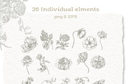 Vintage Botanical Floral - Clipart, a Decorative Illustration by BlumenSoul (Thumbnail 8 of 10)
