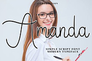 Amanda, a Handwritten Font by InermediaSTUDIO (Thumbnail 1 of 8)