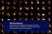 80 Photorealistic Fire Explosions, a Brush Add-On by SparkleStock (Thumbnail 3 of 6)