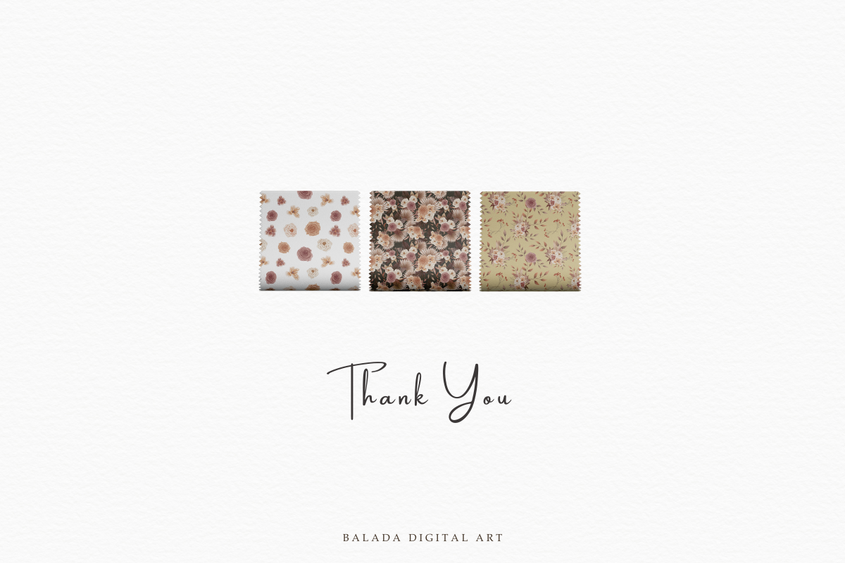 Autumn Watercolor Seamless Patterns, a Pattern Graphic by Balada Digital Art (Photo 8 of 8)