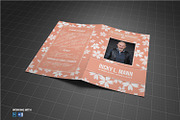 Funeral Program Template Printable, a Brochure Template by Madhabi Studio (Thumbnail 3 of 5)