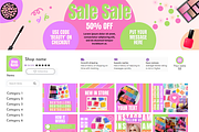 Makeup Beauty Etsy Shop Kit, a Branding & Logo Template by SunshineStudioBoutique (Thumbnail 9 of 11)