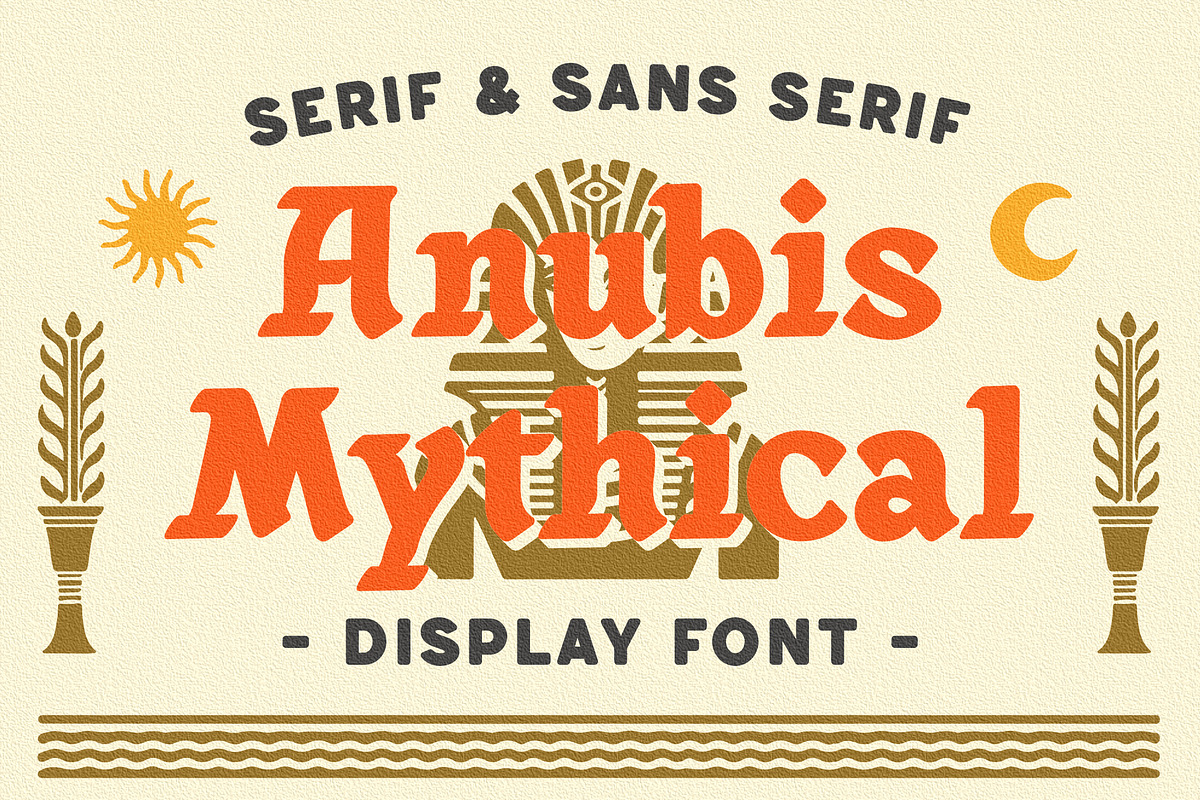 Anubis Mythical - Display Font, a Serif Font by Edignwn Type (Photo 1 of 12)
