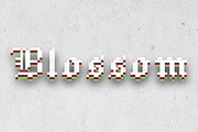 Blossom Text Effect Layout, a Layer Style Add-On by CreativeShaper (Thumbnail 2 of 2)