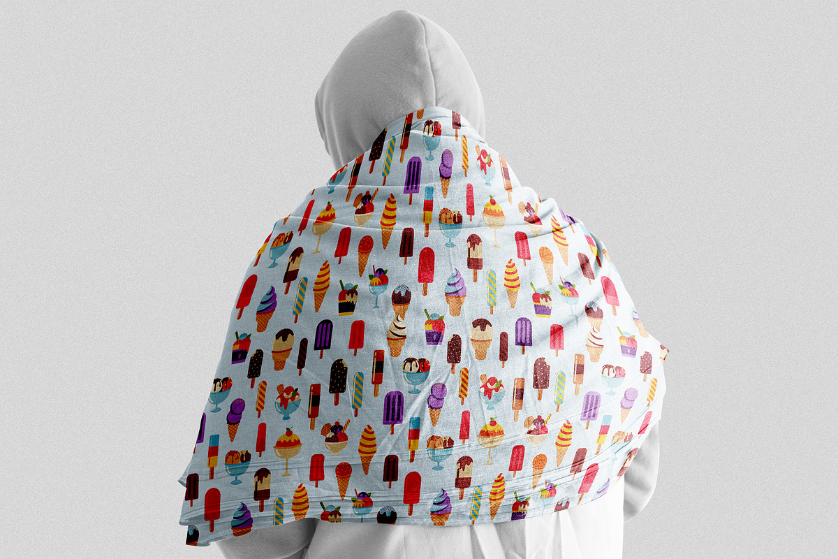 Ice Cream and Popsicle Pattern, a Pattern Graphic by Neermana (Photo 5 of 5)