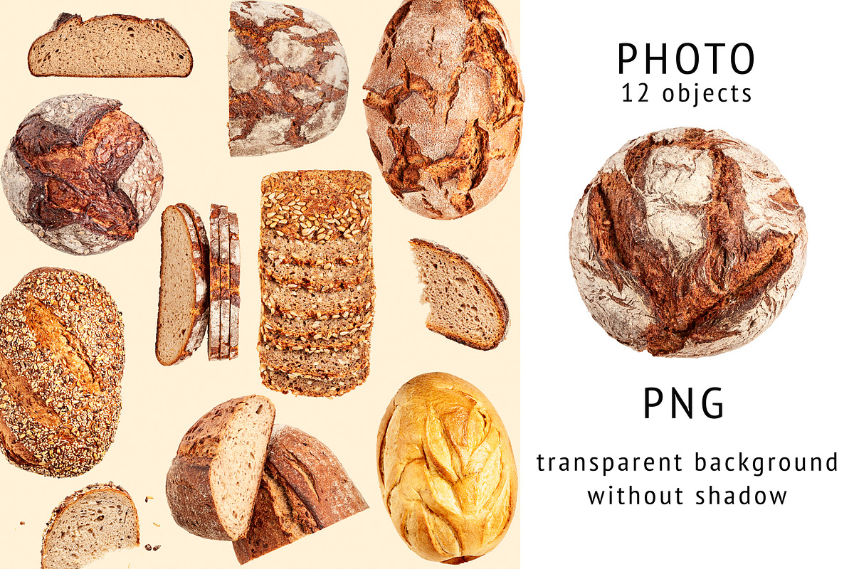 Tasty bread. Design elements, an Object Graphic by ifiStudio (Photo 3 of 3)