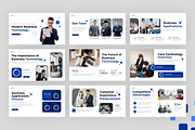Modern Blue Business Google Slides, a Presentation Template by Loin Studio (Thumbnail 3 of 4)