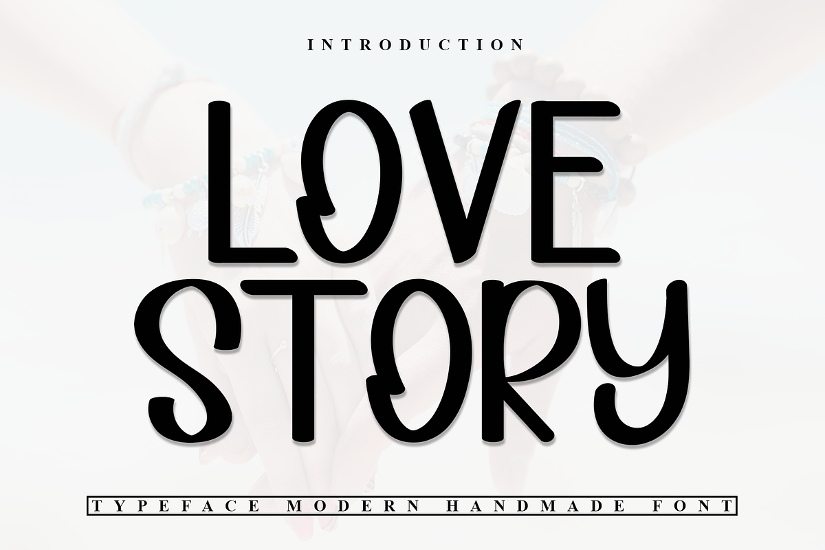 Love Story, a Sans Serif Font by FreshTypeINK (Photo 1 of 7)