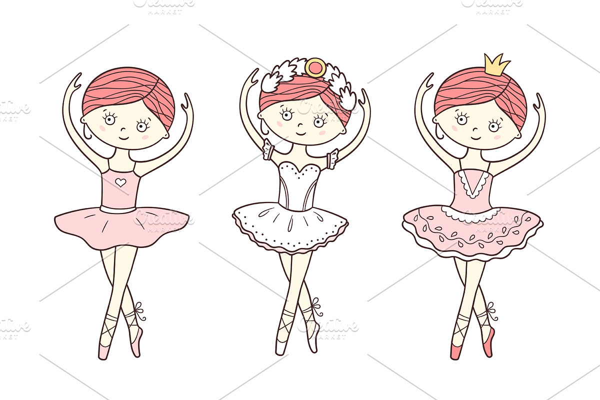 Ballet. Hand drawn design, an Education Illustration by Elena Pimukova (Photo 2 of 8)