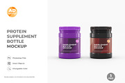 Supplement Jar Bottle Mockup (1PSD), a Packaging Mockup by Adstart (Thumbnail 3 of 5)