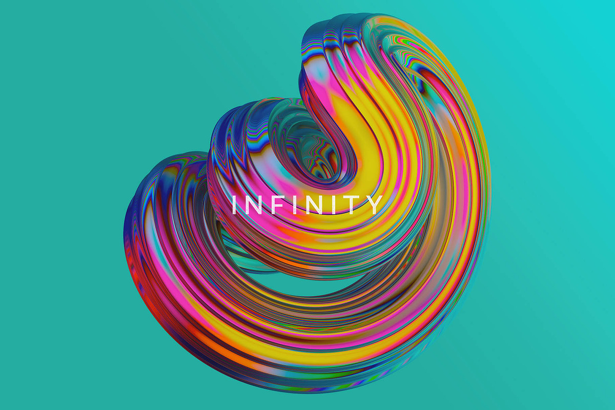 Infinity: 3D Chromatic Shapes, an Object Graphic by RuleByArt (Photo 16 of 24)