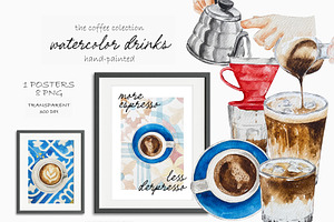 Watercoclor - Coffee, a Decorative Illustration by bylin_illustration