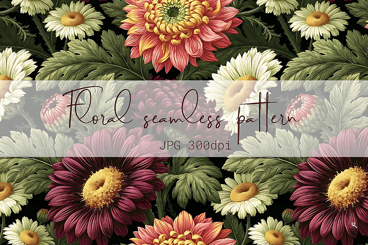 Vintage floral patterns a seamless, a Pattern Graphic by AlexZeL (Photo 1 of 9)
