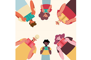 generations persons reading, a Person Illustration by studiogstock