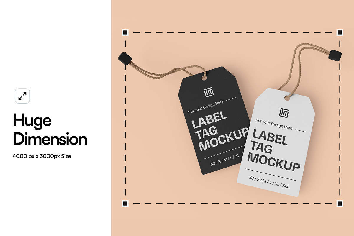 Label Tag Mockup, a Product Mockup by SLAB! Design (Photo 3 of 7)