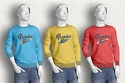 Long Sleeve T-shirt Mockups, a Shirt Mockup by simuradi (Thumbnail 2 of 5)