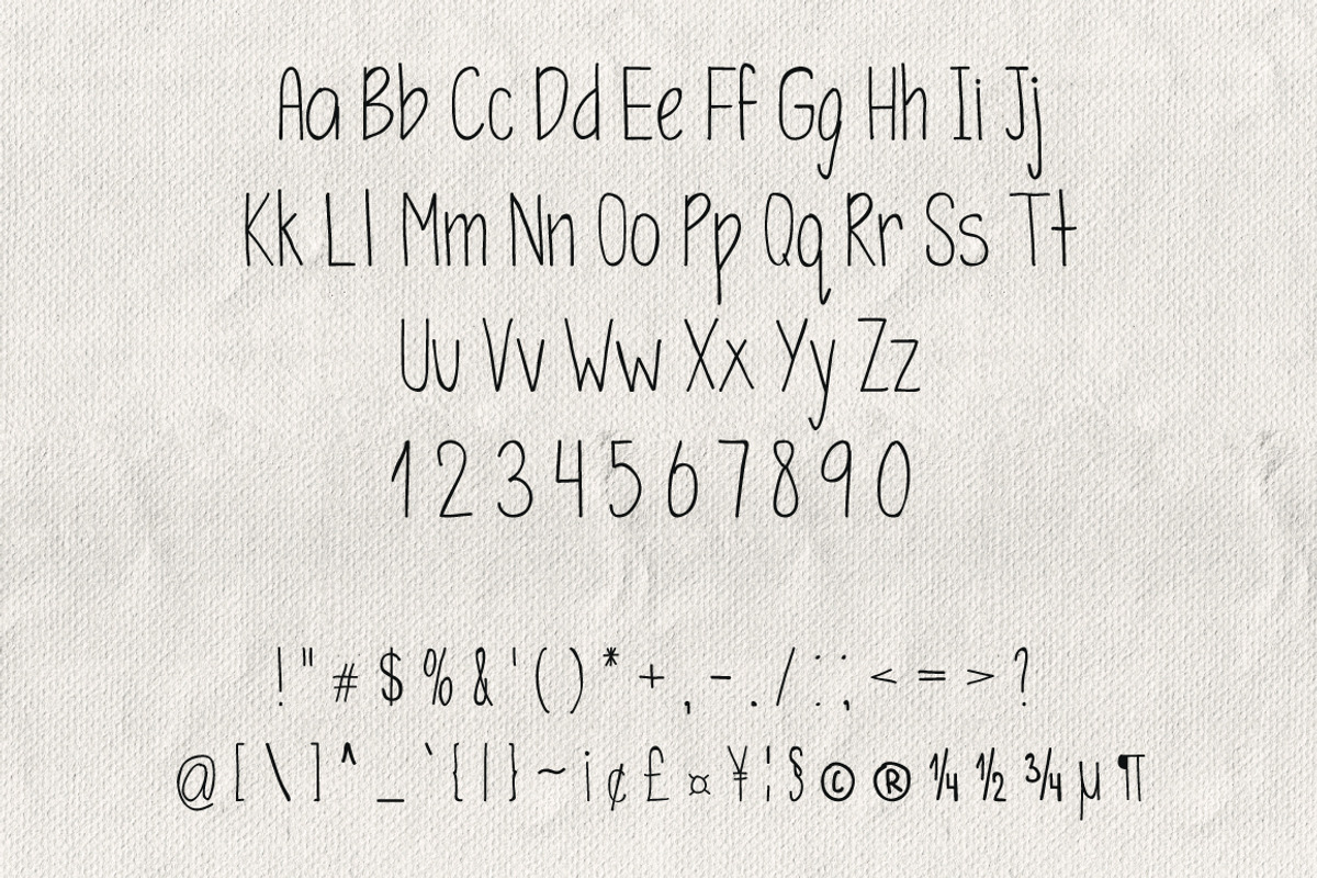 Simplicity Typeface preview 3