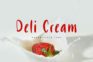 Deli Cream Handwritten Font