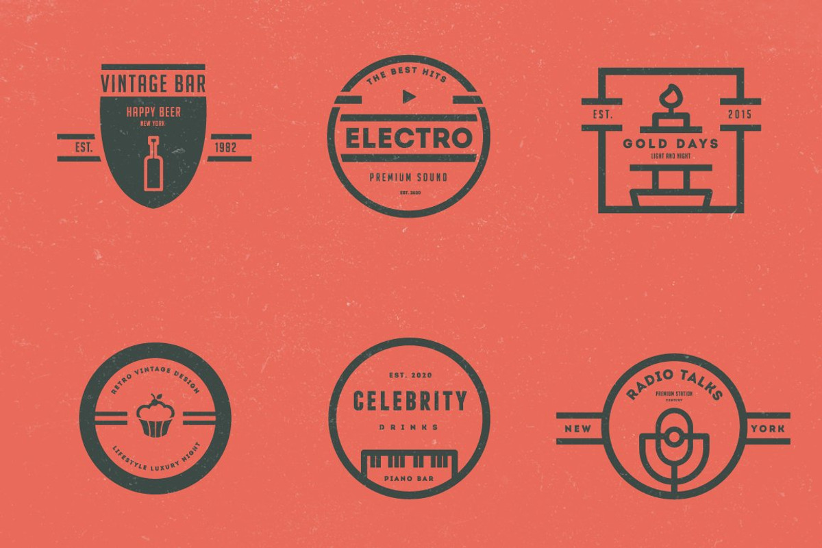 Vintage Logos Labels & Badges, a Branding & Logo Template by Design District (Photo 21 of 76)