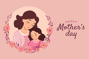 Mother's Day Illustration Card