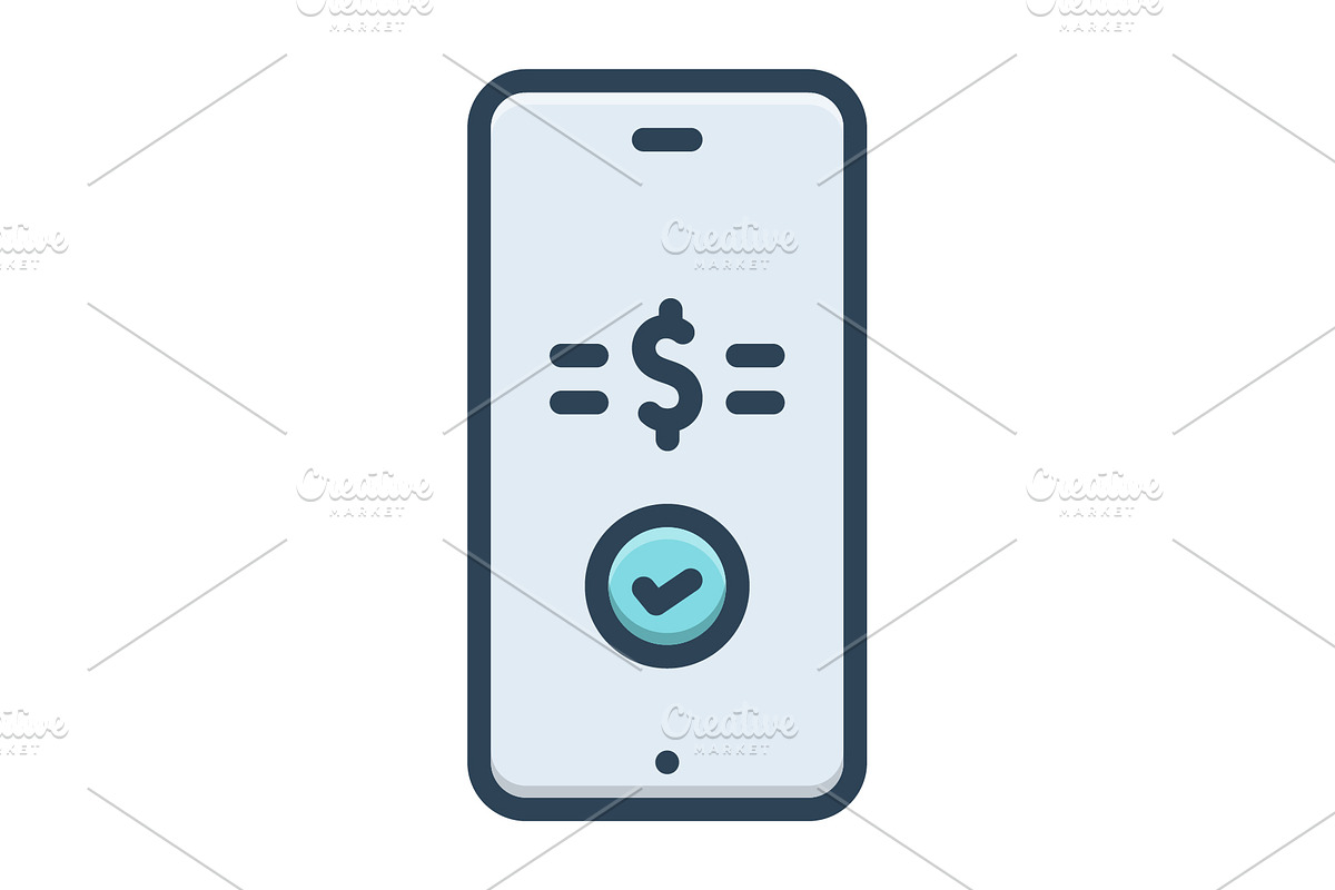 Receiving money color icon, a Duotone Icon by Creative priyanka