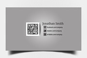 Black-Grey Personal Business Card, a Business Card Template by Aabhaas (Thumbnail 5 of 5)