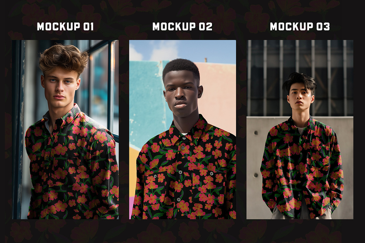 Men shirt mockup bundle - 06 files, a Shirt Mockup by Apparel Mockups (Photo 2 of 4)