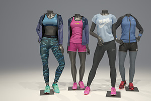 Female mannequin pack 2