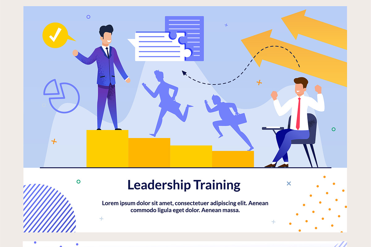 Training Vector Scenes, an Education Illustration by PavelVinnik (Photo 3 of 3)