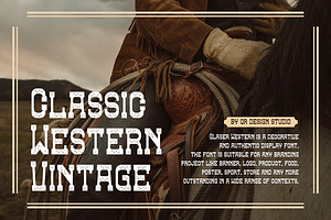 Golder Western - Typeface Font