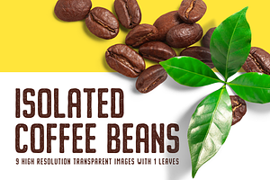 Isolated Coffee Beans