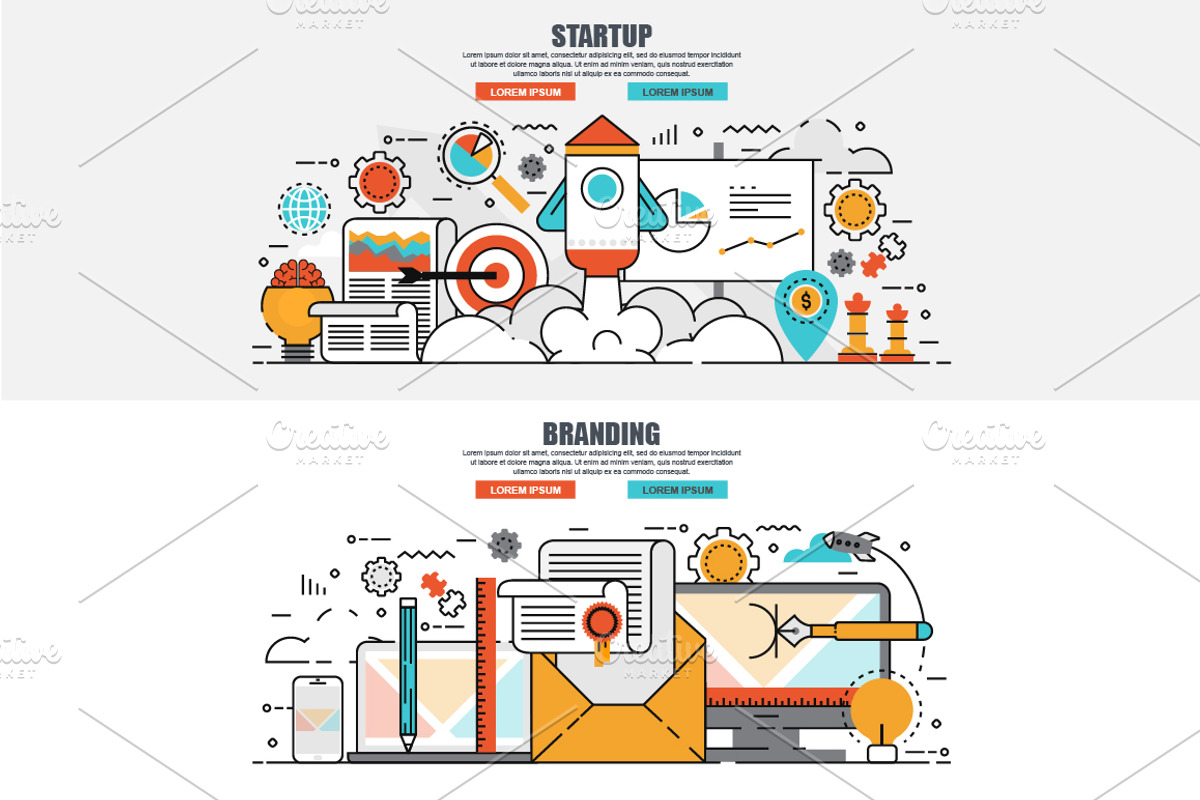 Color Line Concepts, an Education Illustration by alexdndz (Photo 12 of 13)