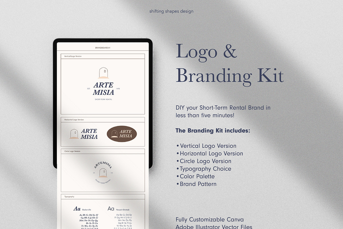 Branding Kit Template, a Templates & Theme by shapeshifter's friend (Photo 2 of 10)