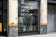 Realistic Retail Store Window Mockup, a Mockup by Area Mockups (Thumbnail 1 of 5)
