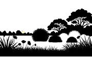 50 Garden Frame Silhouette Bundle, an Illustration by musafir_fashion (Thumbnail 31 of 51)