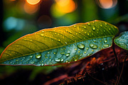 40 Rain in the forest, close up, a Background Photo by Design_Planet (Thumbnail 2 of 14)