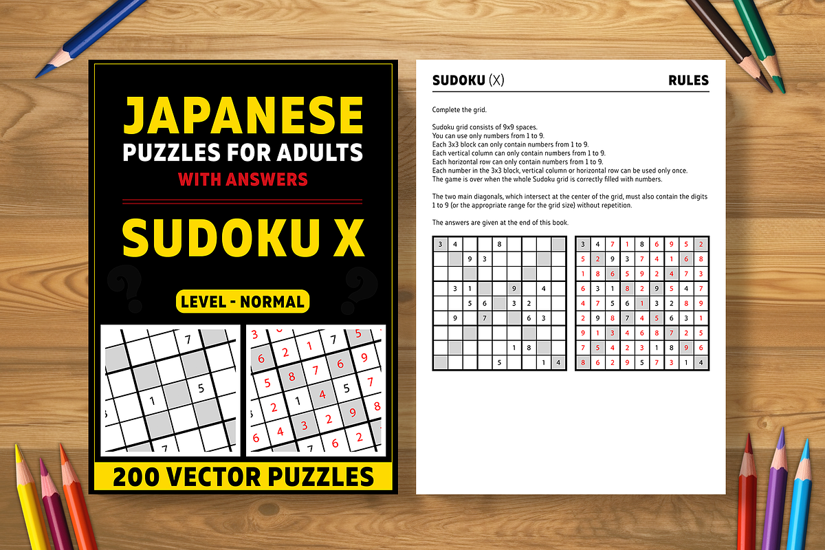 Sudoku X - 1 book (2025), an Illustration by Cruiz Studio (Photo 1 of 2)