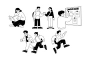 College Study Activities Vol. 1, a Person Illustration by SLAB! Design (Thumbnail 2 of 3)
