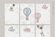 Baby Shower Bears - Kids Graphic Set, an Animal Illustration by Veris Studio (Thumbnail 5 of 18)