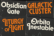 GW Astroform, a Serif Font by Goodwheel Studio (Thumbnail 12 of 17)
