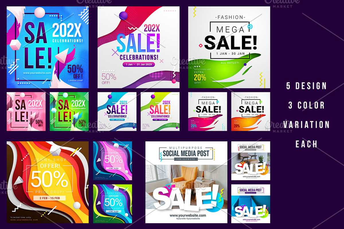 Sales Social Media Post, a Social Media Template by SCworkspace