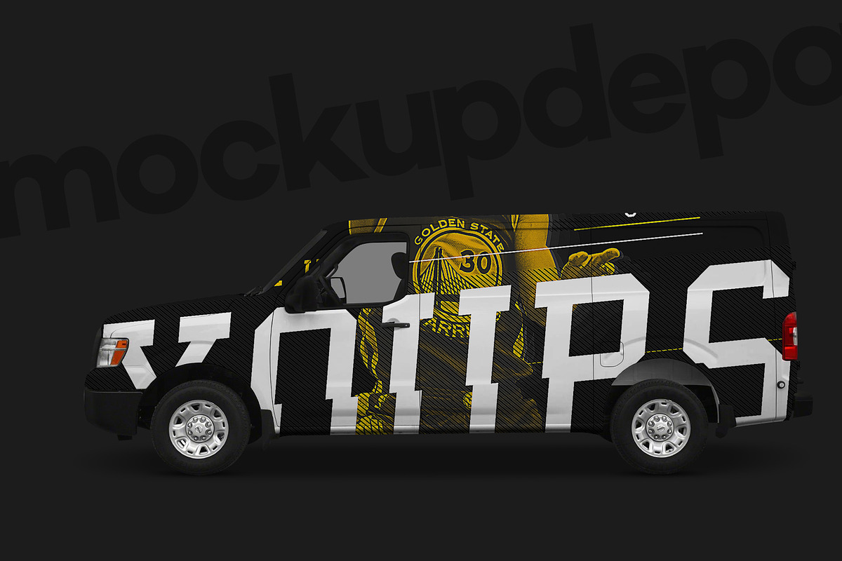 Nissan Nv Cargo PSD mockup, a Mockup by mockupdepot (Photo 4 of 5)